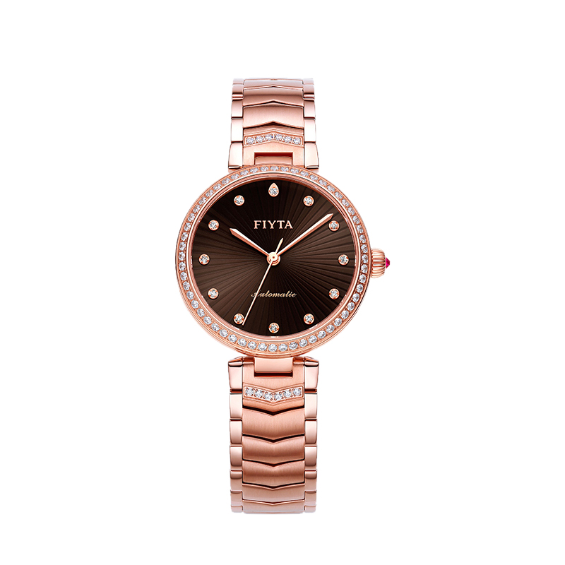 专柜高圆圆同款心弦飞亚达女表镶钻防水自动机械女士手表LA869009