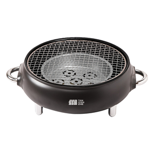 探险者烧烤炉家用户外烤肉炉子室内烤肉锅碳围炉煮茶烤火炉全套装