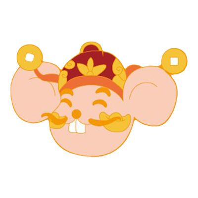 财神福禄寿胸针海洛迪金属