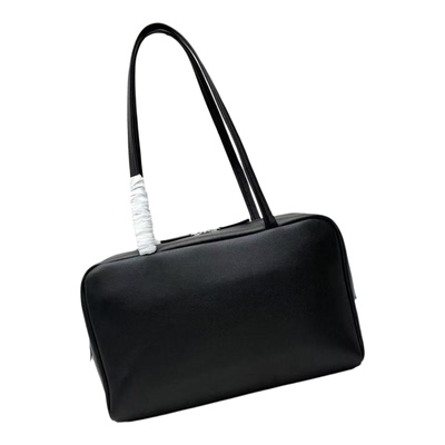 Astra小羊皮极简保龄球手提包包