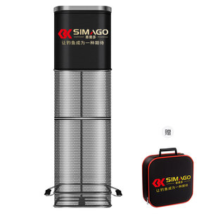 喜曼多新型鱼护野钓专用黑坑方形纳米速干鱼网兜便携式渔护包耐用