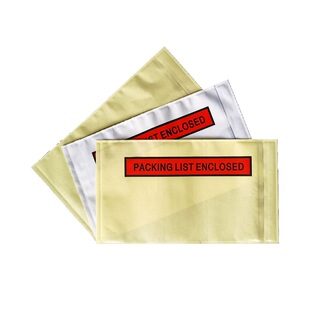 袋之家 背胶袋 255*145mm 唛头袋 回单袋 窗口自粘袋 报关单袋