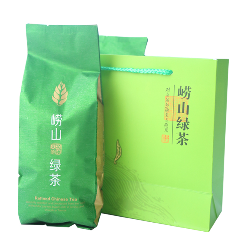 崂山绿茶2025新茶500g特级礼盒袋装浓香型山东青岛特产崂山茶包邮