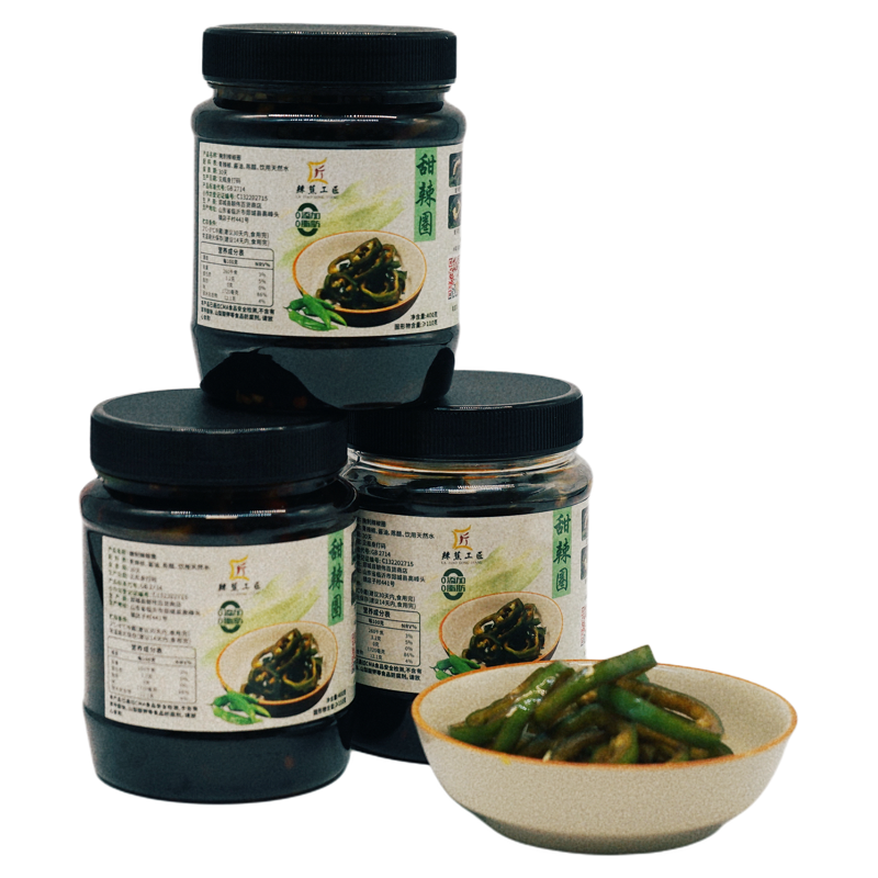 辣蕉工匠の甜辣圈,真的脆,辣椒圈