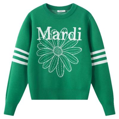MARDI女士小雏菊圆领针织衫