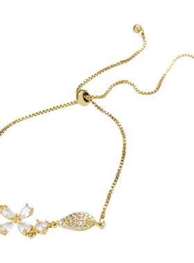 轻奢精致小众高级感甜美花朵手链