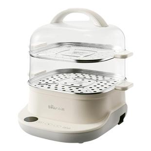 小熊电蒸锅多功能家用双层智能早餐机大容量自动断电蒸笼蒸菜神器