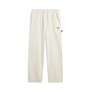 李宁长裤男子2026春季新款反伍BADFIVE直筒透气运动卫裤AKLW019