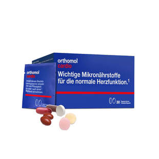 德国Orthomol奥适宝cardio中老年心脏 心脑血管供血不足辅酶Q10