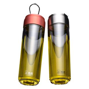 希诺塑料杯男女士便携加厚PC水杯防摔耐热带提环旅行随手泡茶杯子