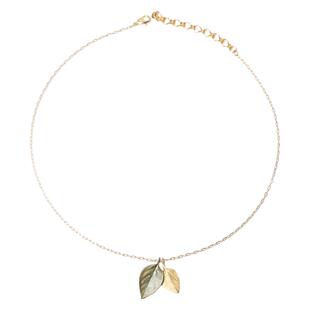 Michael Michaud罗勒叶锁骨项链冷淡风小众设计毛衣链女神节礼物