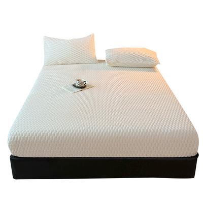 冬季豆豆牛奶绒床笠单件