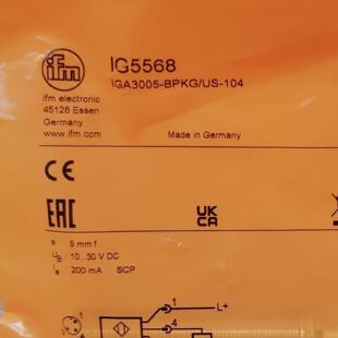议价IFM IG5568 IG5798 IG5846 IG5940 全新原装正品易福门  现货