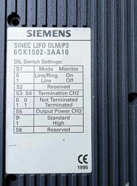 议价6GK1502-3AA10 SINECL2FO OLM/P3原装光纤通讯模块6GK1 502-3