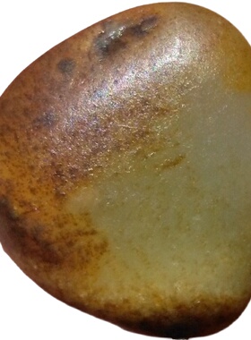 和田玉一口气独籽籽料原石手链