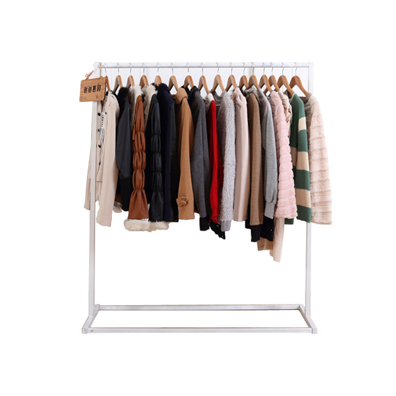 包邮简易欧式铁艺衣架杆室内落地衣服架加厚阳台单杆式升降晾衣架