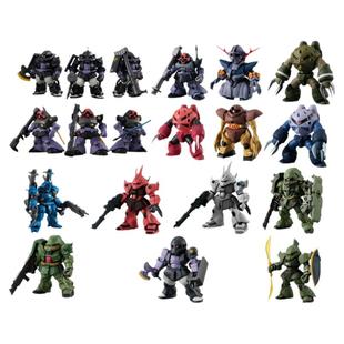 现货 万代 食玩盒蛋 fw converge 自护公国系列 吉翁号 渣古 勇士