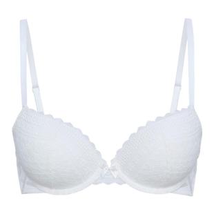 【承托软钢圈】68内衣女新款聚拢小胸显大透气性感蕾丝文胸罩红色