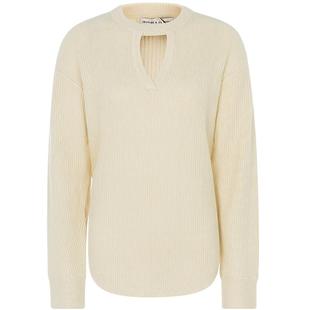 【折扣】INSPIRE STORIES 秋冬长袖套头圆领镂空软糯女毛衣