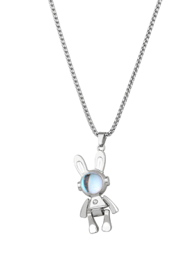 本命年太空兔子项链礼物男女潮