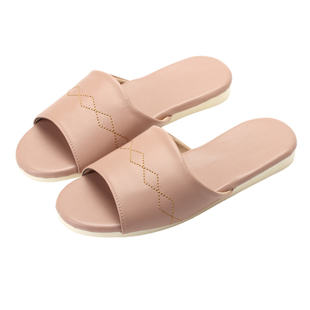 美容院拖鞋女易清洗室内家居客人地板居家房间夏季家用皮拖鞋卧室