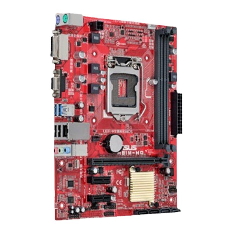 Asus/华硕 H81M-HQ LGA1150主板H81台式机主板DDR3库存