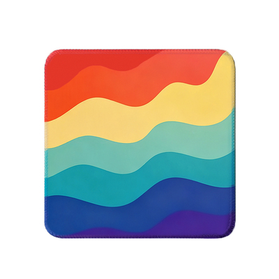 Mini办公鼠标垫布面锁边!