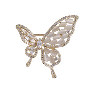 【福蝶将至】蝴蝶胸针女镂空高级感设计秋冬大衣领扣毛衣别针配饰