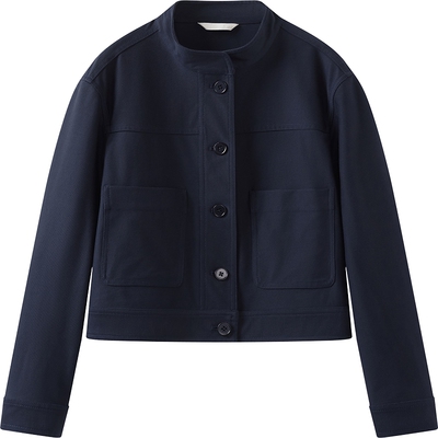 【商场同款】播26春夏新品简约职场短外套宽松深色上衣DT1WD1290
