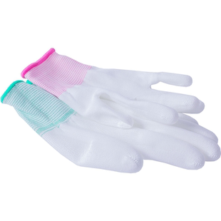 薄款PU涂指涂掌劳保手套耐磨工作防滑橡胶劳动尼龙透气干活防护