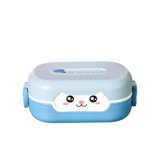 装水果盒小学生便当盒学生少儿外出收纳分格保鲜盒密封餐盒子塑料