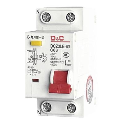 左零右火2位漏保2P窄体