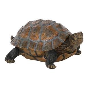 仿真动物乌龟树脂摆件户外花园别墅庭院水池鱼缸装饰布置造景模型