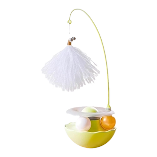 猫玩具自嗨解闷神器不倒翁逗猫棒毛球消耗体力小幼猫猫咪自嗨玩具