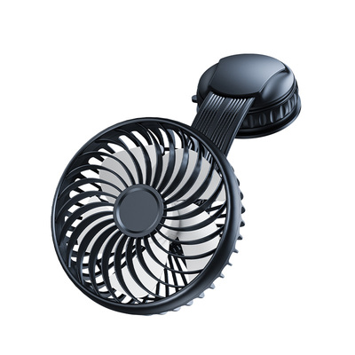 户外骑行电动车吸盘式电风扇电瓶