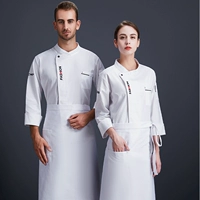 Модный белый лонгслив, водонепроницаемый фартук