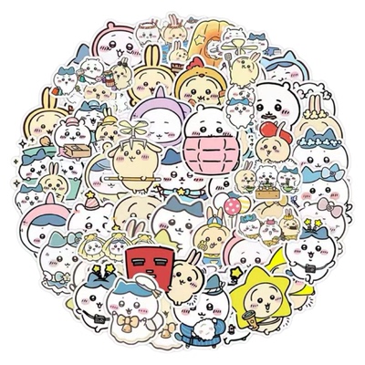 50张新款吉伊卡创意涂鸦简约风贴