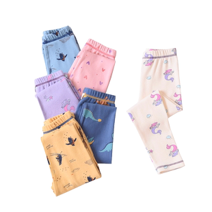 双面德绒儿童保暖裤加绒中大童加厚发热男童女童打底宝宝秋裤线裤