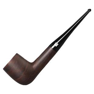 烟斗男士传统黑檀木烟斗撞球带过滤烟袋锅老式直式抖实木旱烟烟斗