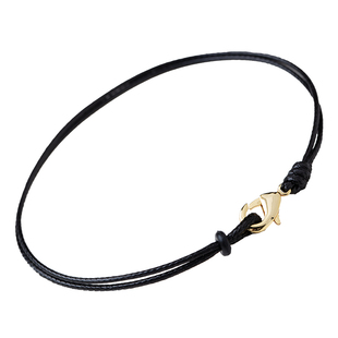 DIY蜡皮绳红色本命年手工编织手链成品穿金配饰女士情侣手绳简约