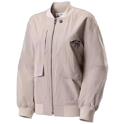 ECCO×白山联名系列 户外防泼水棒球棉服外套女款 EW253J008F