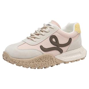 大东厚底老爹鞋女款2025新款秋冬今年流行爆款休闲运动鞋子阿甘鞋