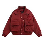 美式复古飞行员棒球服夹克外套