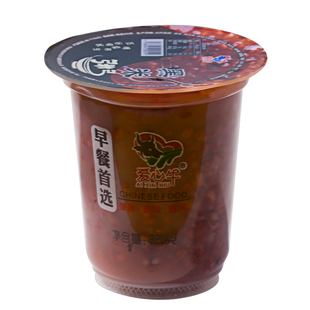 网红爆款爱心牛早餐速食粥杯装八宝粥银耳羹黑米粥小米免煮即食