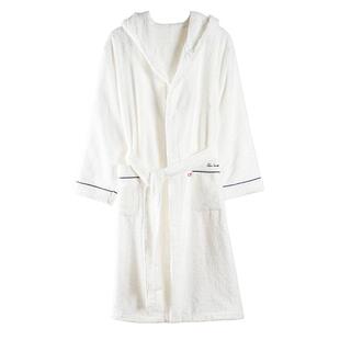 日本进口airkaol浅野毛巾浴袍浴衣纯棉秋冬加厚吸水保暖透气带帽