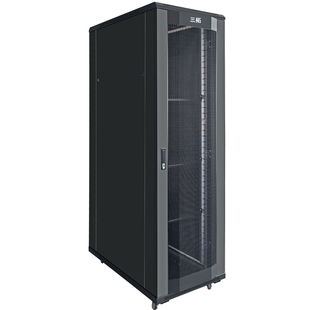 三拓 6042网络服务器机柜2米42u高600宽1000深 19英寸国标交换机落地弱电机房柜 T1型 加厚板材 多库发货