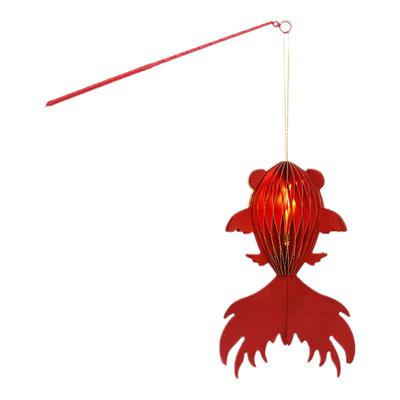 蜂窝纸磁铁吸附手提发光灯笼