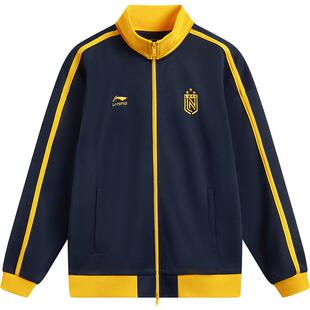 李宁外套女冬季官方新款开衫无帽卫衣情侣复古运动上衣宽松夹克女