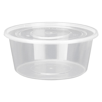 圆形一次性碗筷套装商用打包餐盒