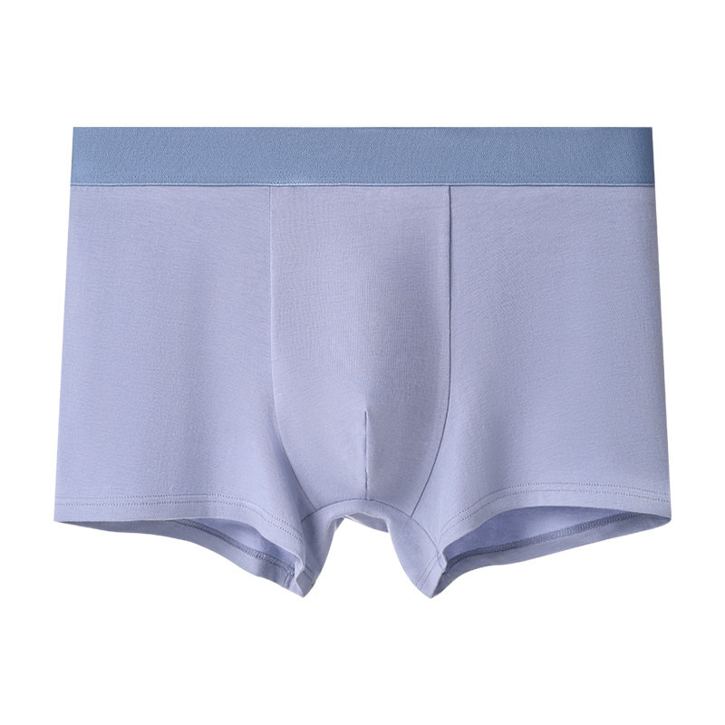 古今纯棉透气男士内裤7A级抗菌男生四角短裤青年宽松平角裤男裤衩